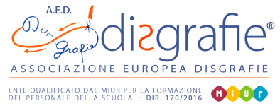 Logo di AED - Associazione Europea Disgrafie